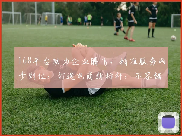 168平台助力企业腾飞，精准服务两步到位，打造电商新标杆，不容错过